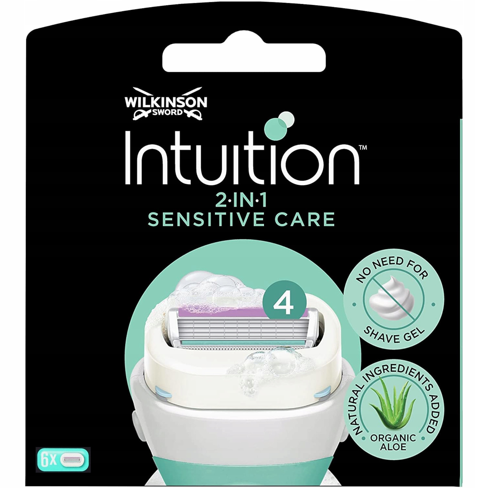 WILKINSON Intuition SENSITIVE CARE 6 WKŁADÓW