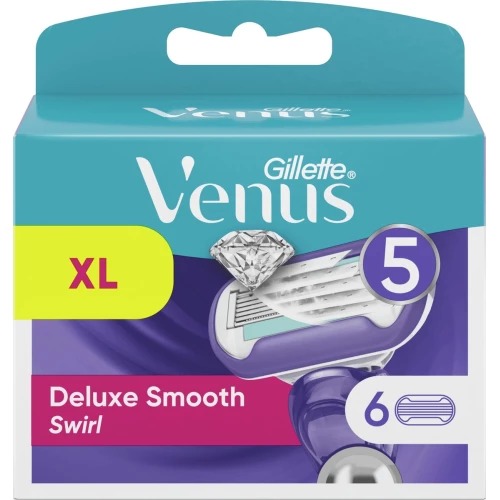 GILLETTE VENUS DELUX SMOOTH SWIRL 6SZT WKŁADY