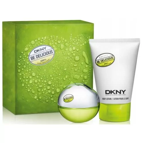 DKNY DONNA KARAN BE DELICIOUS 50ML EDP 100 BALSAM DO CIAŁA ZESTAW