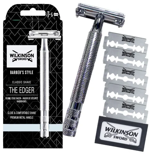 WILKINSON EDGER MASZYNKA NA ŻYLETKI DWUOSTRZOWEGO DO GOLENIA 5 szt.