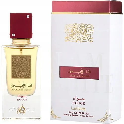 PRODUKT LATTAFA ANA ABIYEDH ROUGE 60ML EDP WODA PERFUMOWANA USZK. OPAK.