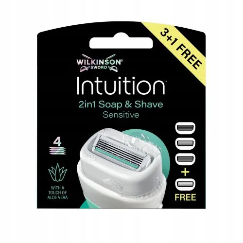 WILKINSON SWORD INRUITION 2IN1 SENSITIVE WKŁADY 4 SZTUKI