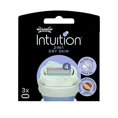 WILKINSON SWORD INTUITION 2 IN 1 DRY SKIN WKŁADY 3 SZT