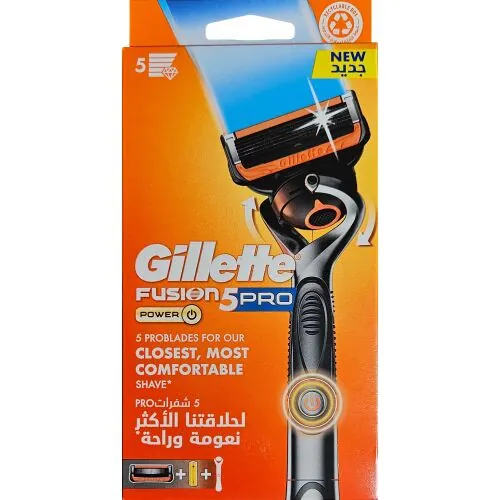 GILLETTE FUSION 5 PRO POWER RĄCZKA / MASZYNKA + OSTRZE + BATERIA