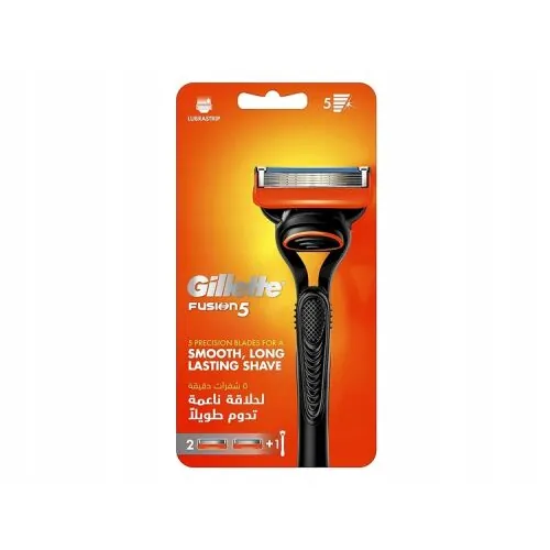 GILLETTE FUSION 5 MASZYNKA DO GOLENIA + 2 ZAPASOWE WKŁADY