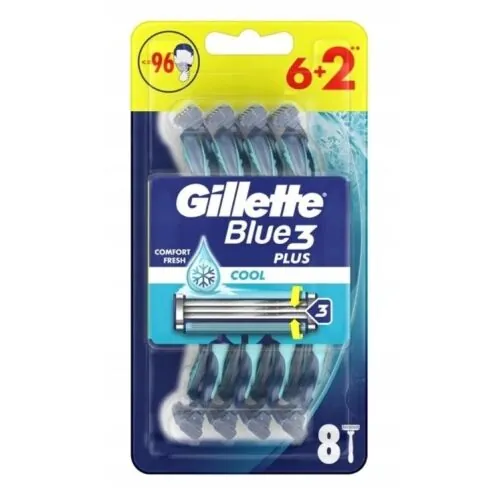 GILLETTE BLUE 3 COOL MASZYNKI 8SZT