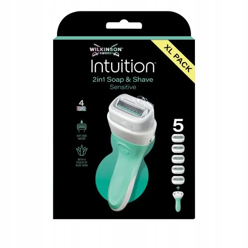 WILKINSON SWORD INTUITION 2IN1 SENSITIVE MASZYNKA + 5 WKŁADÓW